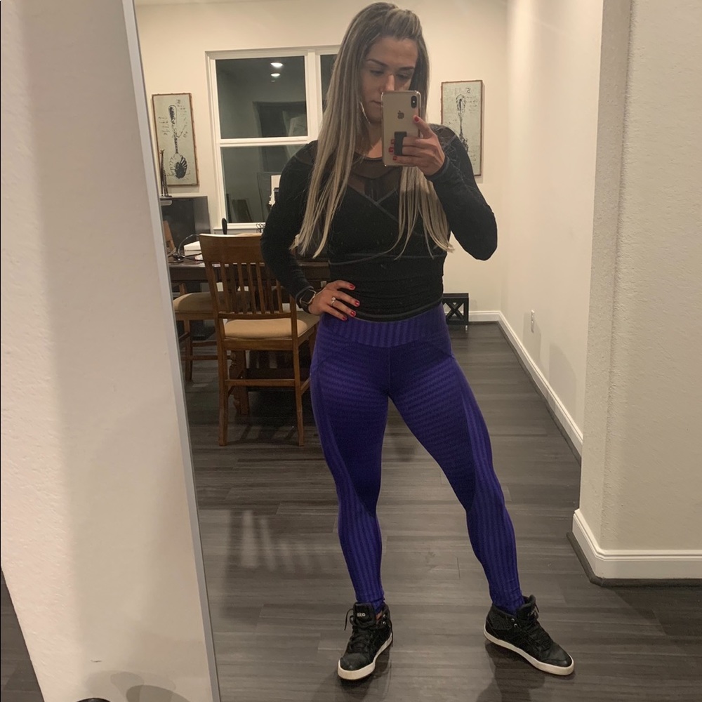 Workout leggings - royal blue